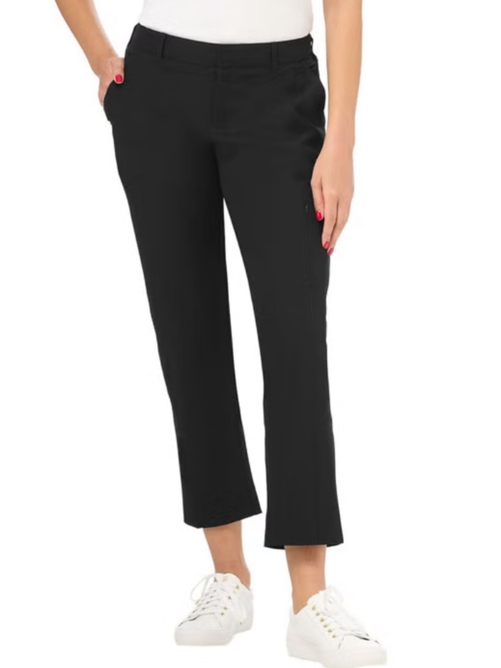 New Kirkland  Black Travel Pants Size 14
